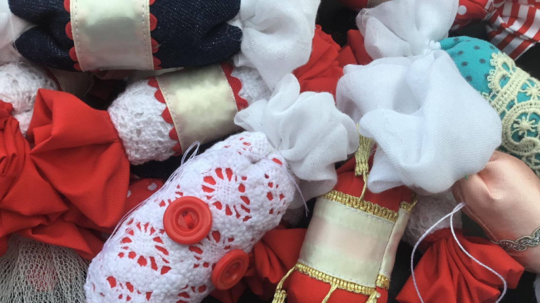 Bonbons de Noël - Szaloncukor anyagból